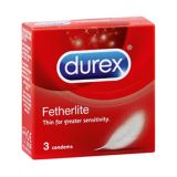 DUREX FETHERLITE CONDOM 3's