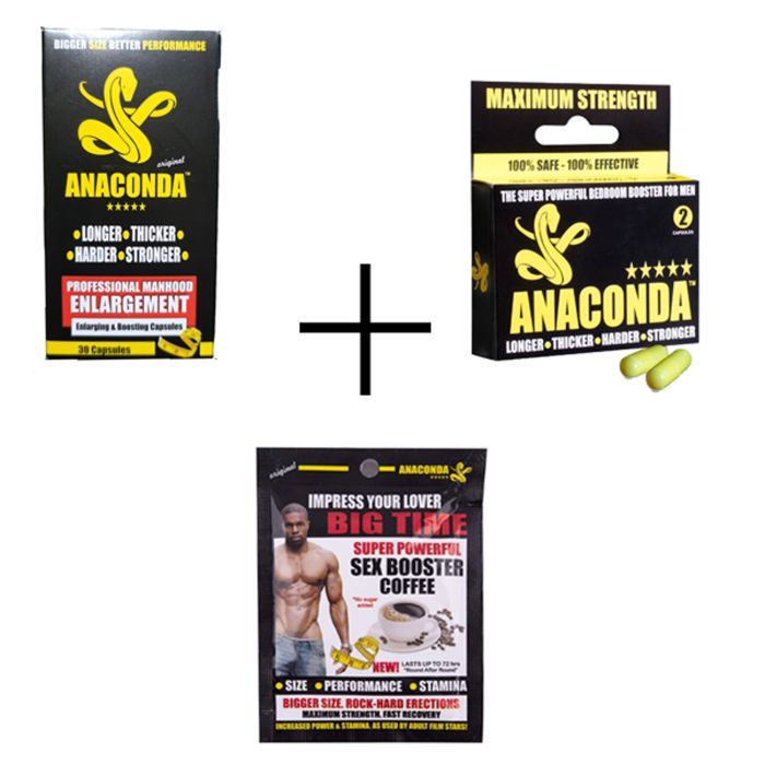 ANACONDA SUPER COMBO | ENLARGEMENT, CAPSULES, COFFEE