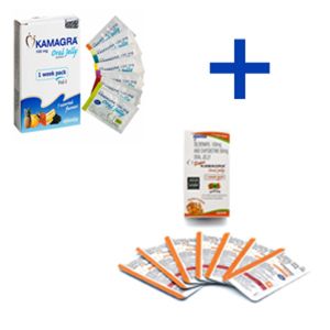 KAMAGRA JELLY COMBO (ORAL JELLY, SUPER 2-IN-1 ORAL JELLY)