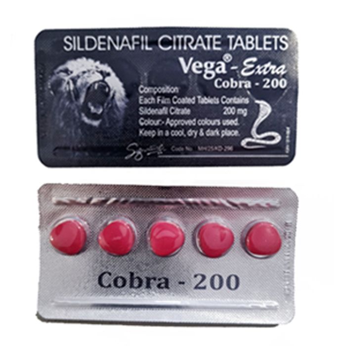 BULK DEAL (10 PACKS) – COBRA VEGA 200mg RED