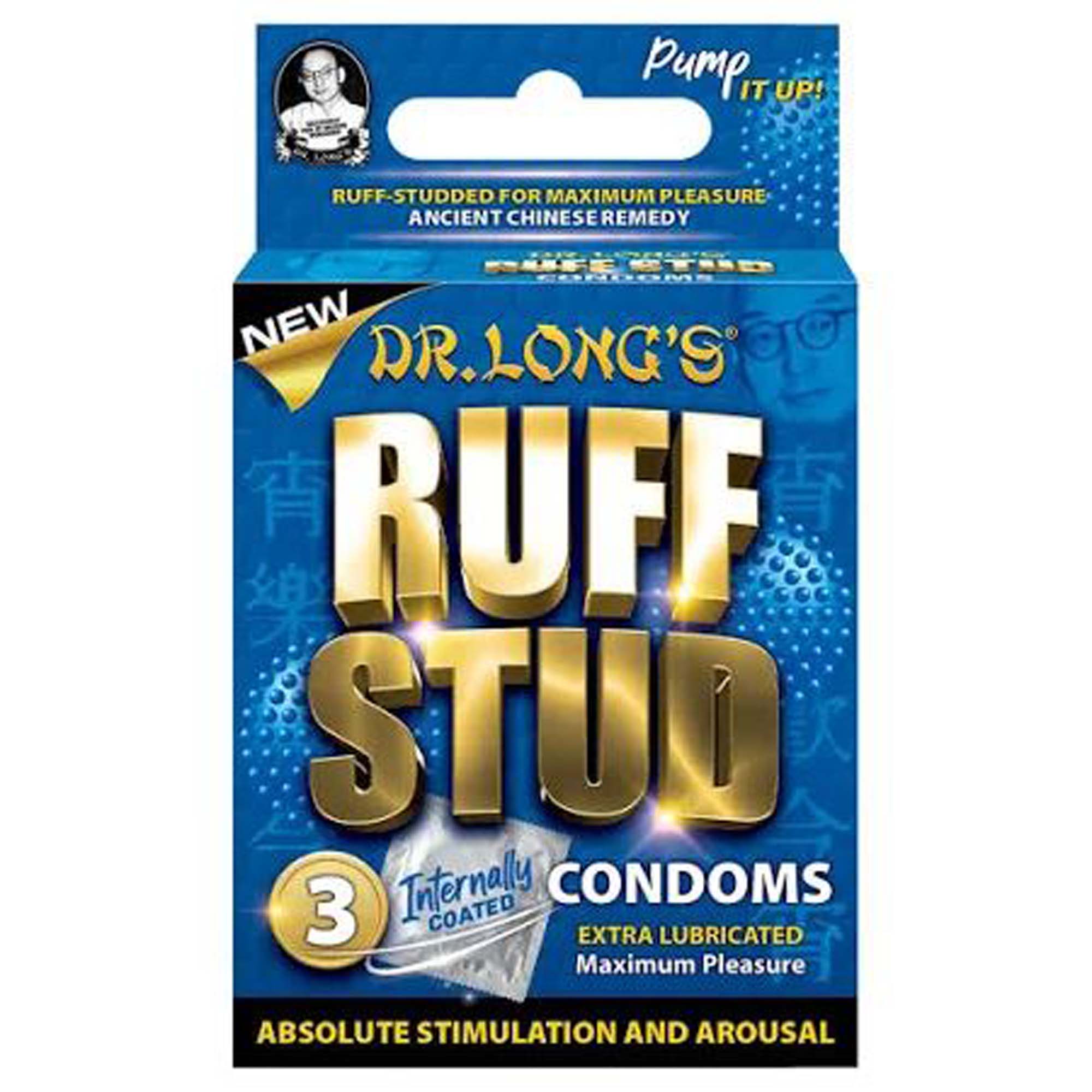 DR. LONG’S RUFF-STUDDED CONDOMS | 3’S